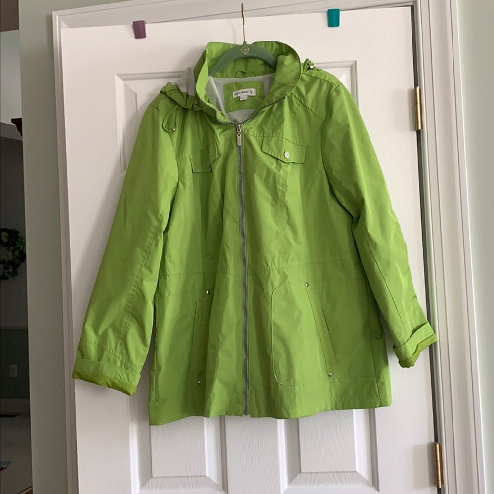 Raincoat with hood